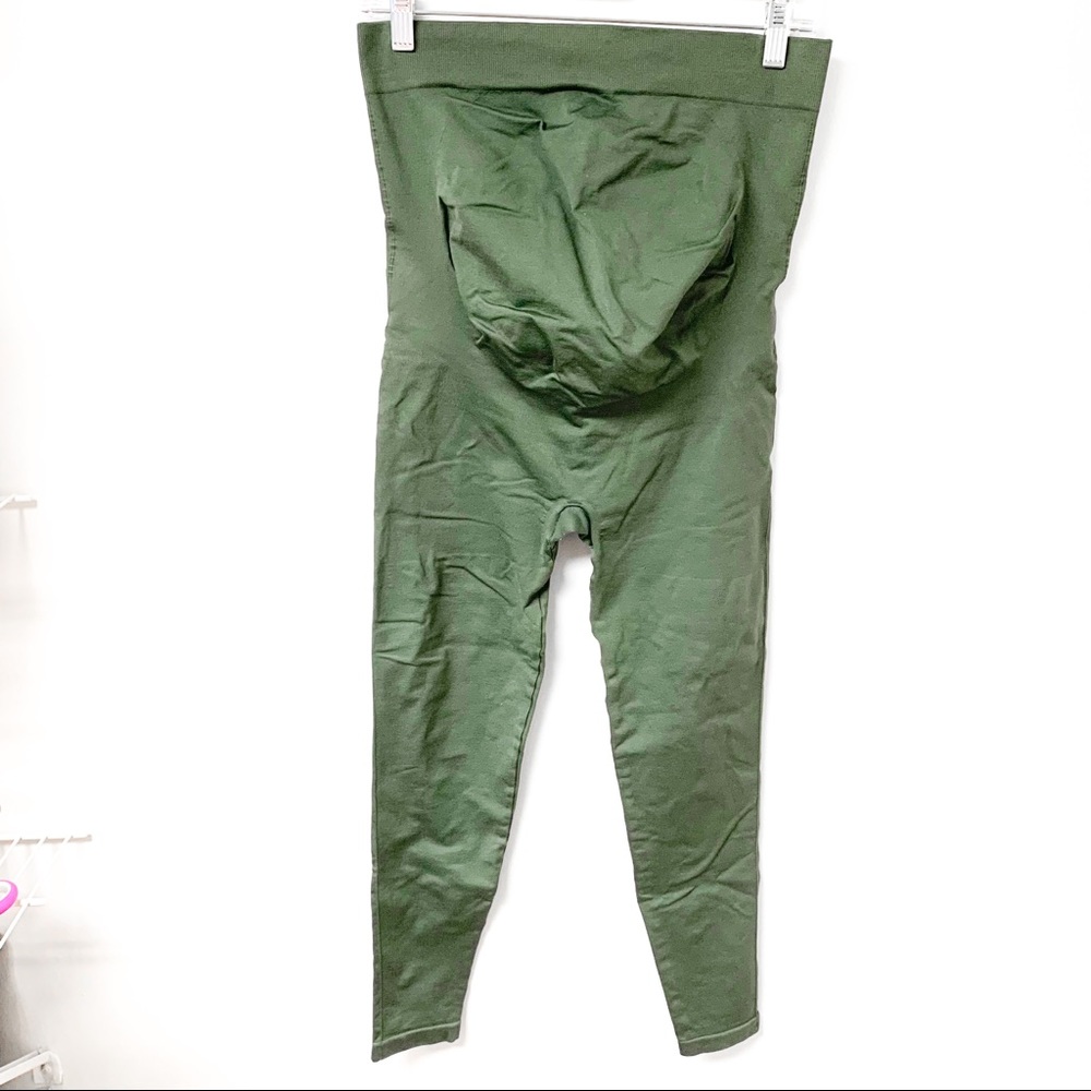 BLANQI Everyday Maternity Legging Size Large Army Green